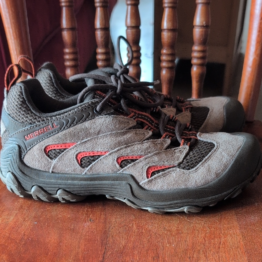 Merrell Women's Athletic Shoes - Gray and Red